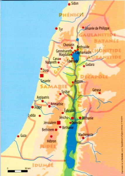 Palestine Carte